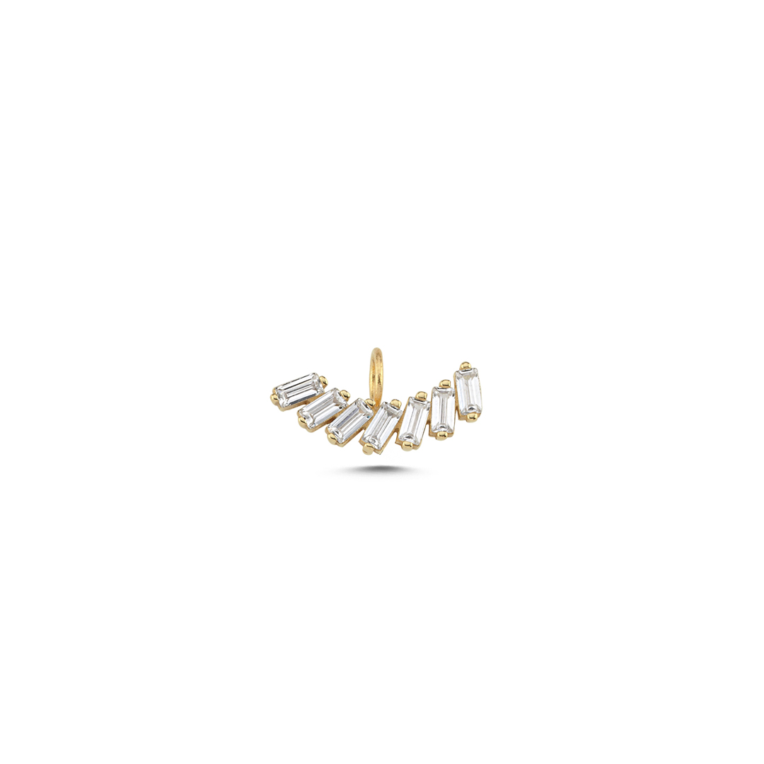 Beyaz Taşlı Zarif Charm - 1