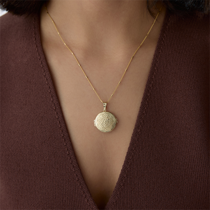 Big Memoire Kapaklı Kolye - Tuana