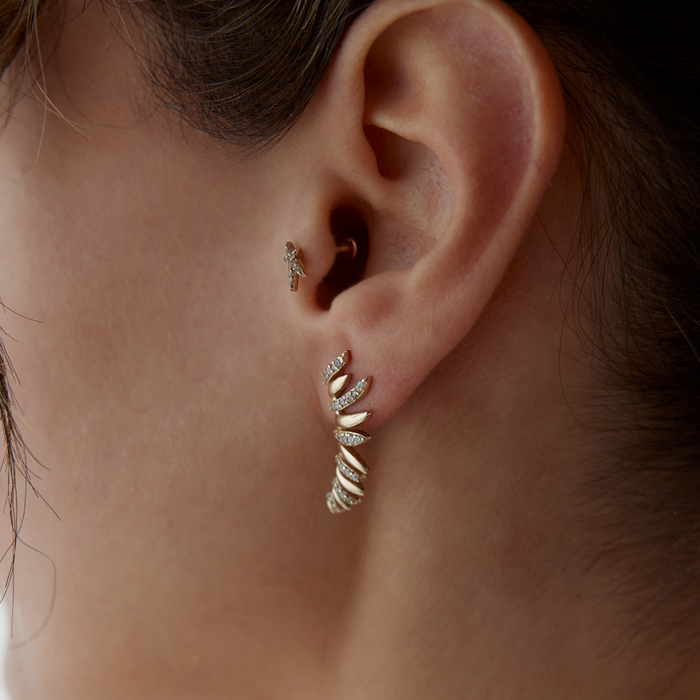 Birds Feather Küpe - Cemart (1)