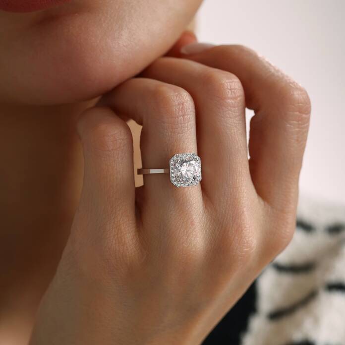 Birleşik Turlu Tektaş Yüzük - 1