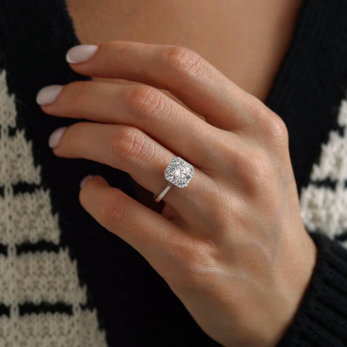 Birleşik Turlu Tektaş Yüzük - 2