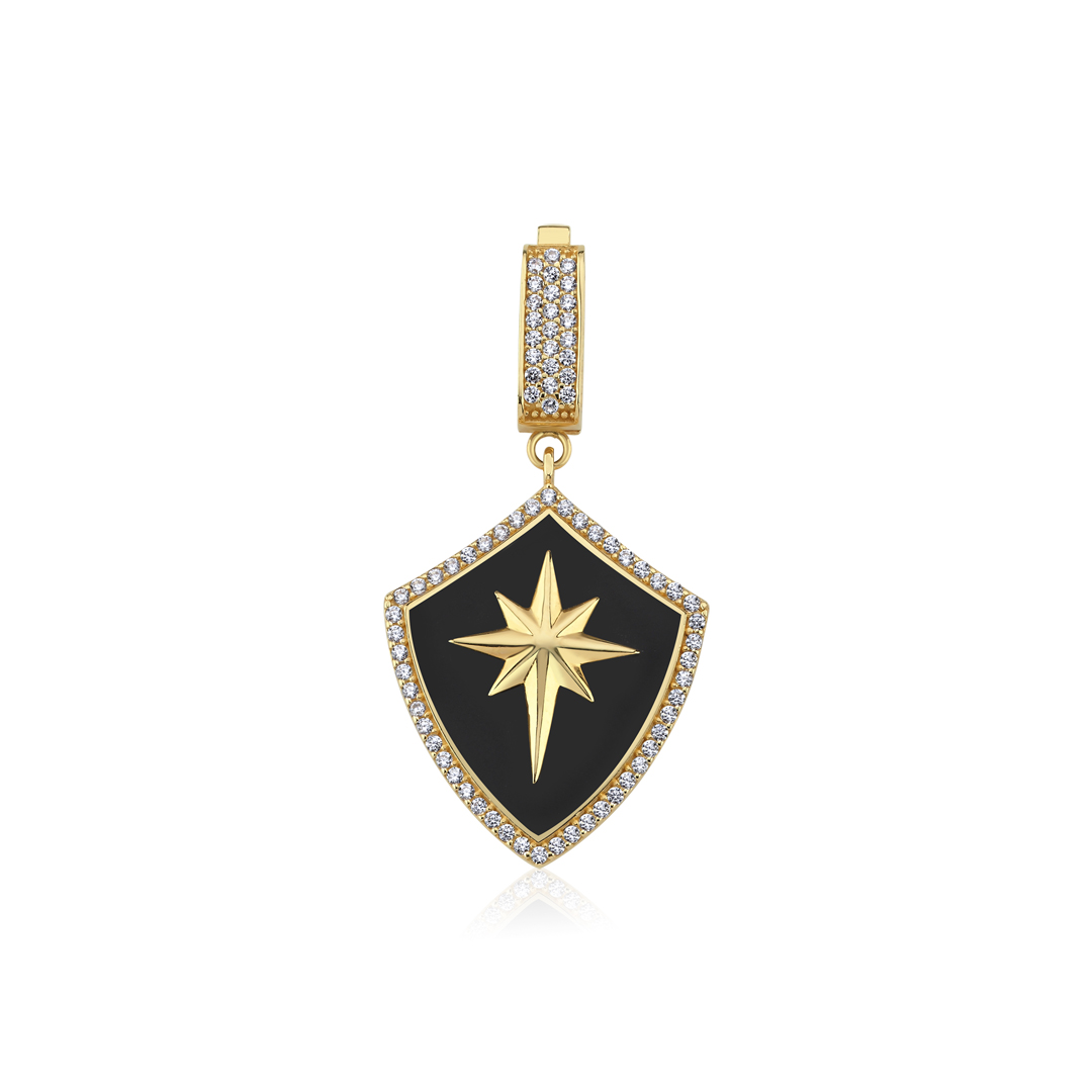 Black Kuzey Yıldızı Charm - 1