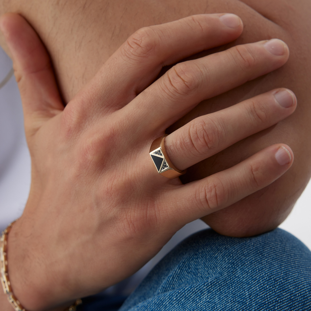 Black Letter Yüzük - 1