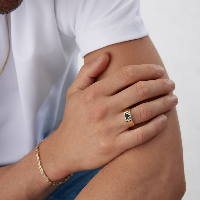 Black Letter Yüzük - Mazi (1)