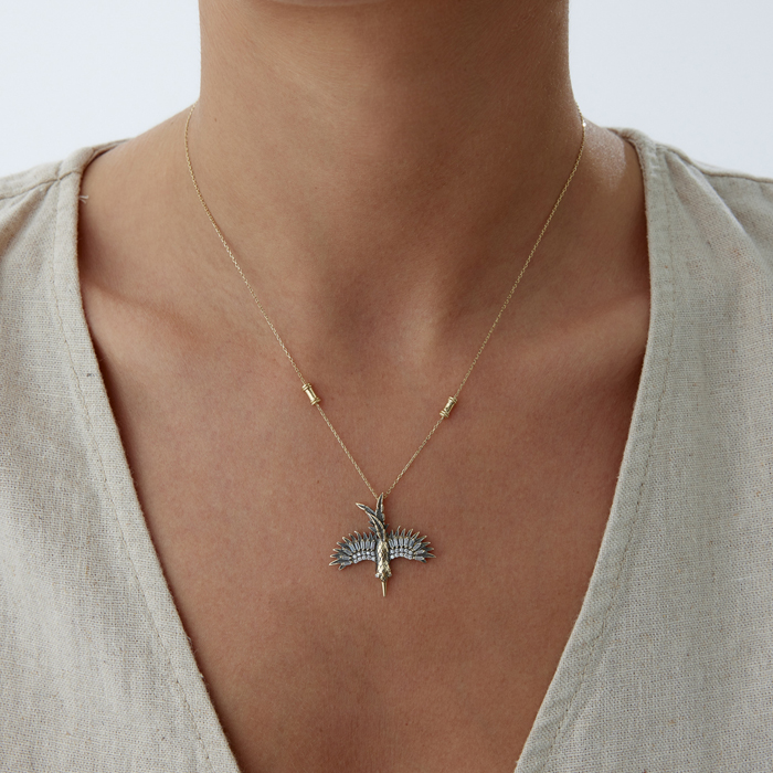 Black Phoenix Kolye - Cemart