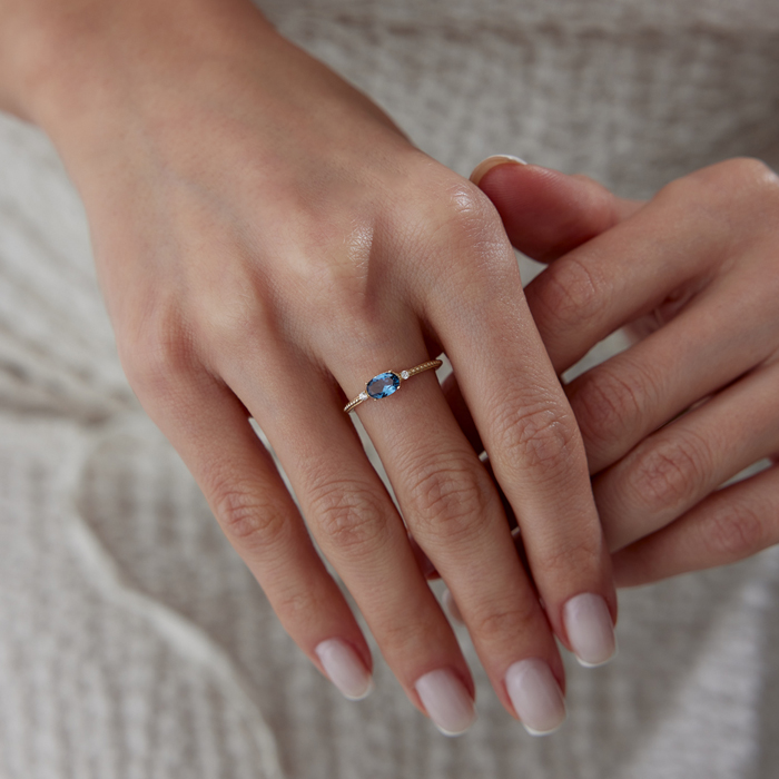 Blue Deep Yüzük - Rayna (1)