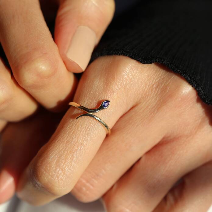Blue Eye Snake Yüzük - 3