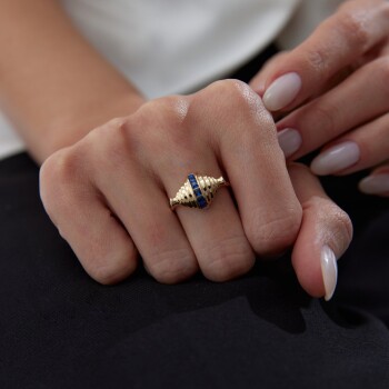 Blue Grace Yüzük - Rayna (1)