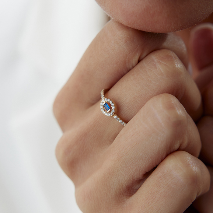 Blue Luna Yüzük - Rayna (1)