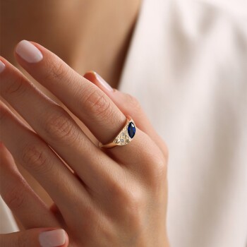 Blue Mint Vintage Yüzük - RİTİM