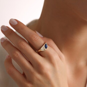 Blue Mint Vintage Yüzük - RİTİM (1)