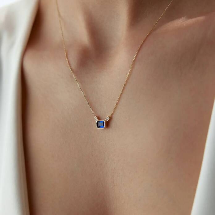 Blue Stone Kolye - 1