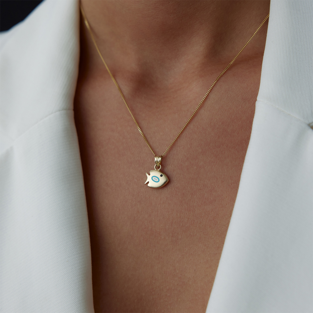 Blue Tide Balık Kolye - 2