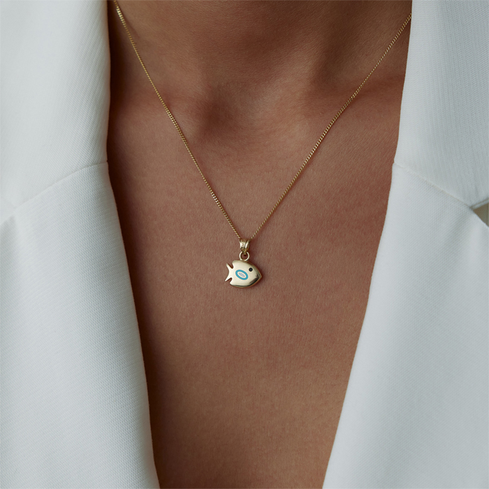 Blue Tide Balık Kolye - Koçak