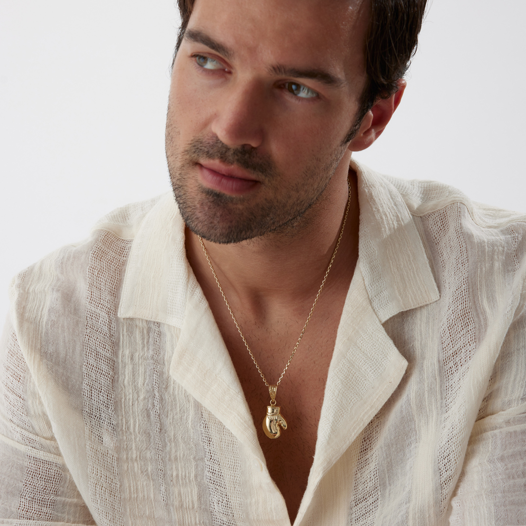 Boks Eldiveni Erkek Kolye - 4