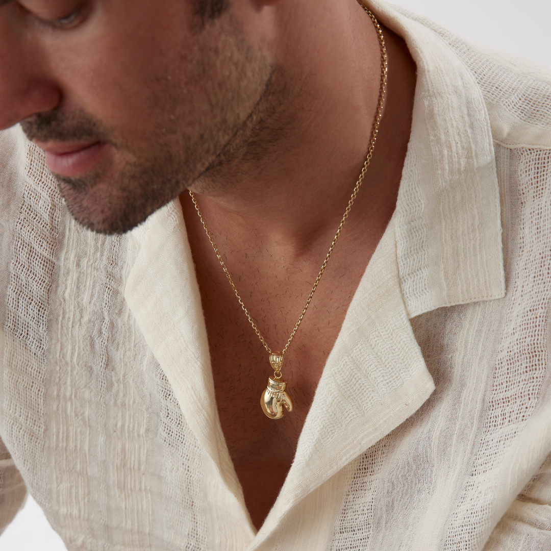 Boks Eldiveni Erkek Kolye - 3