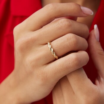 Bold Burgu Yüzük - Cemart