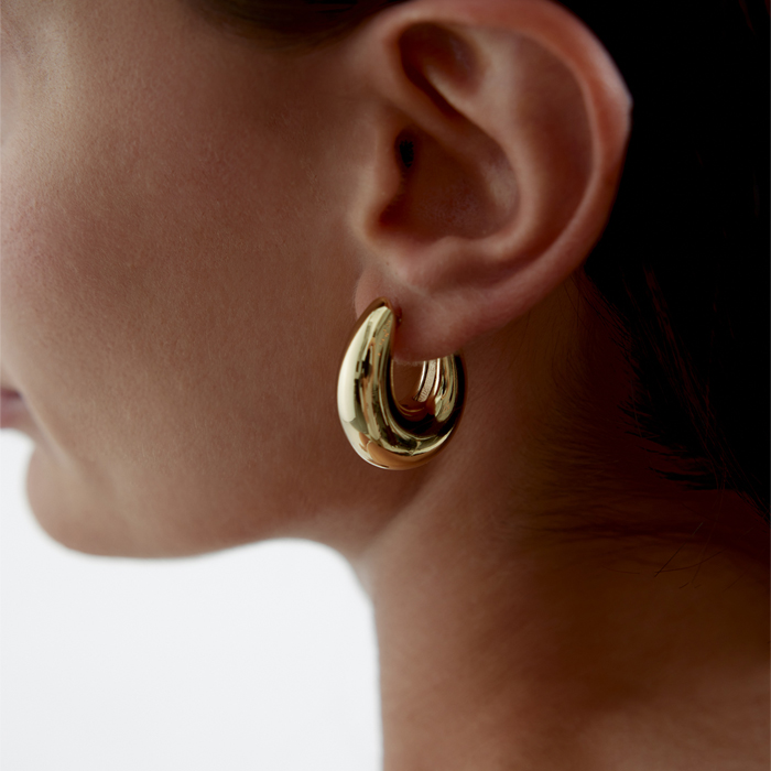 Bold Halka Küpe - Mg Gold (1)