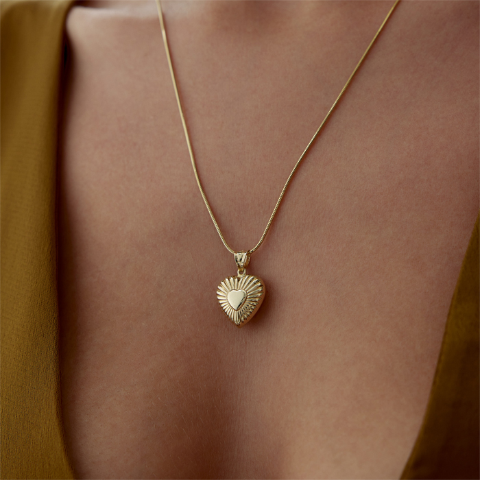 Bold Heart Kolye - Mazal (1)