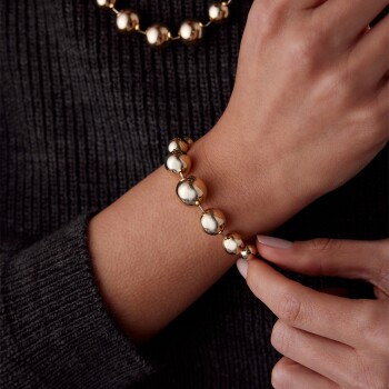 Bold Line Grain Bileklik - Cemart