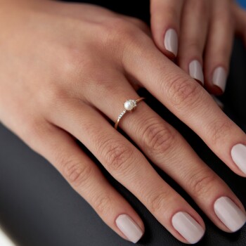 Bold Pearl Yüzük - Garo (1)