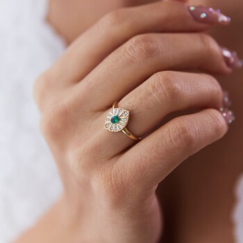 Bold Renkli Taşlı Yüzük - Ali Altınbas