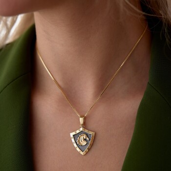 Bold Shield Kolye - Koçak (1)