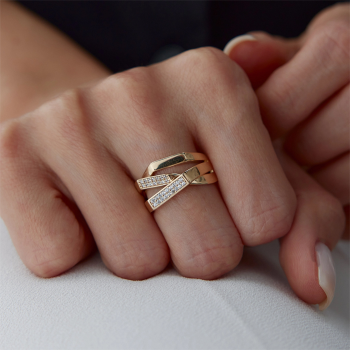 Stick Block Yüzük - Mazi (1)