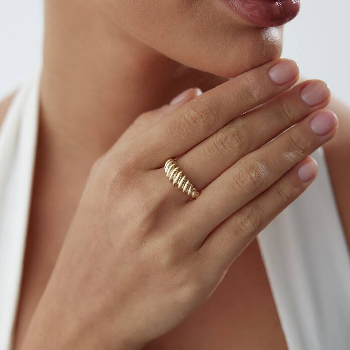 Bold Tırtıl Yüzük - 1