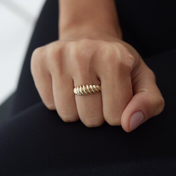 Bold Tırtıl Yüzük - 3