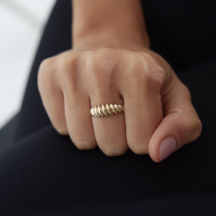 Bold Tırtıl Yüzük - 3