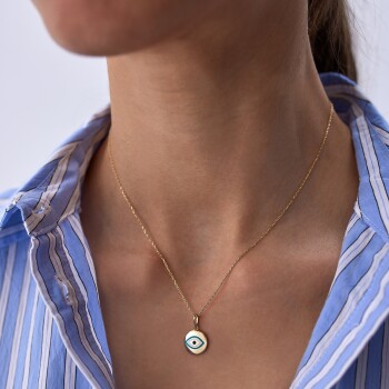 Bombe Göz Kolye - Tuana (1)