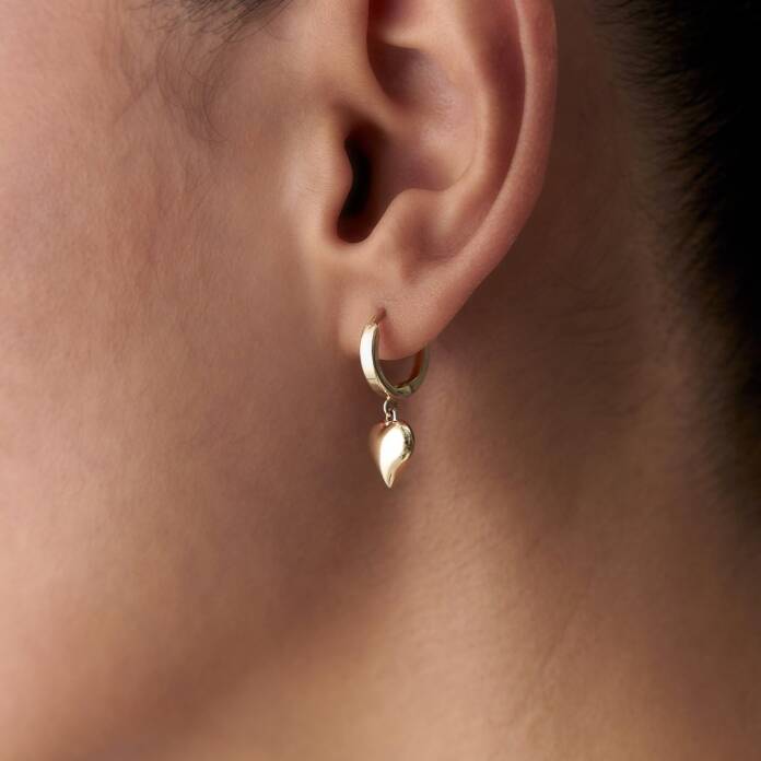 Bombe Kalp Sallantılı Küpe - 2