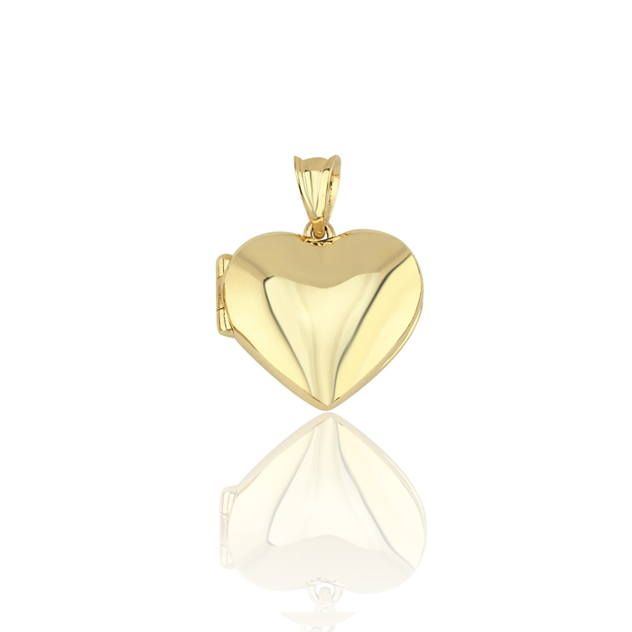 Bombe Kapaklı Kalp Kolye Ucu - Koçak