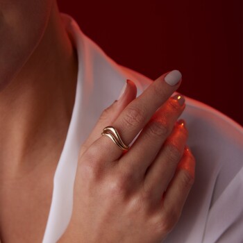 Bombe Kıvrım Yüzük - Rayna (1)