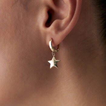 Bombe Yıldız Sallantılı Küpe - CNR