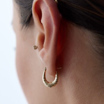 Bombeli Ejder Gözü Küpe - Koçak