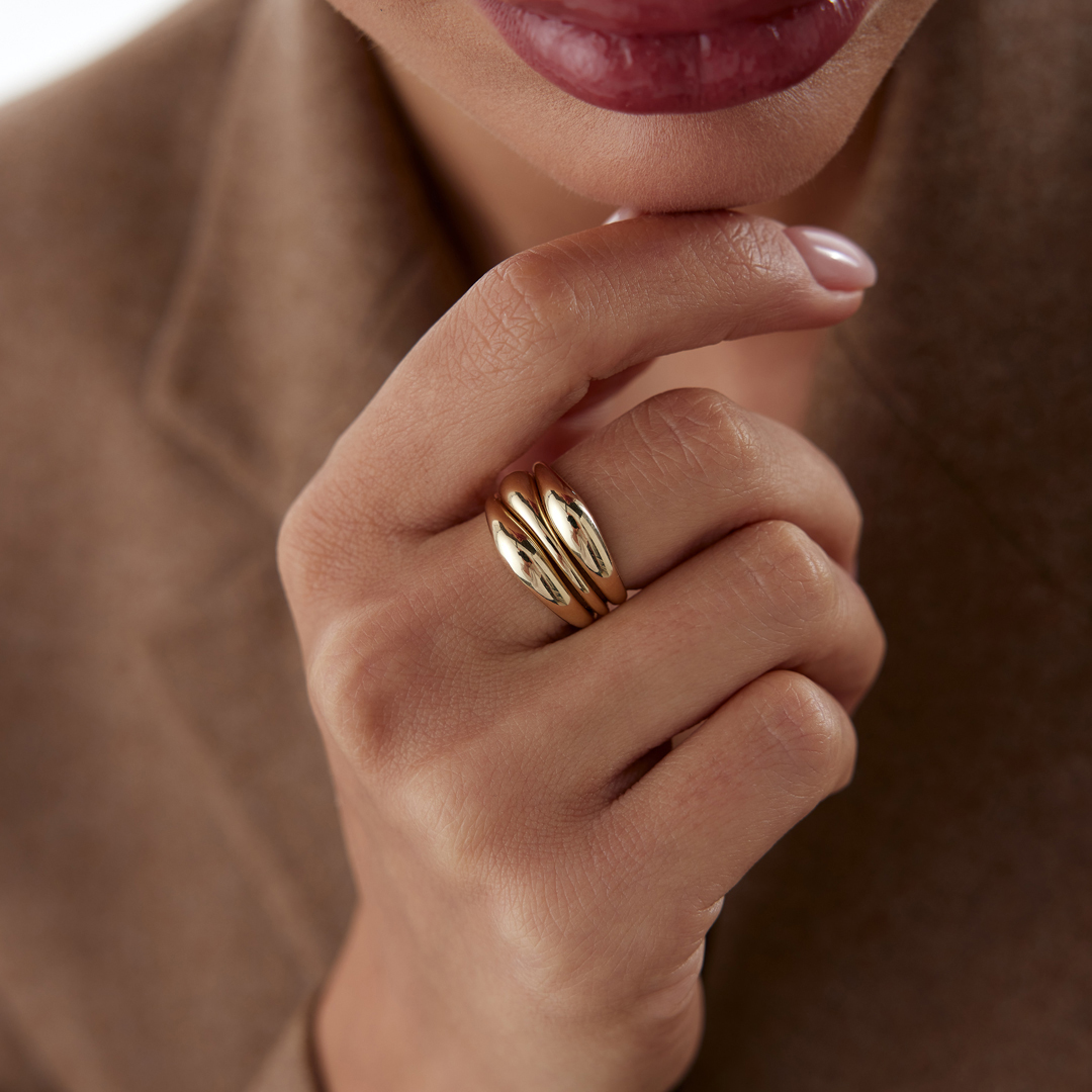 Bombeli Üç Halka Yüzük - 2