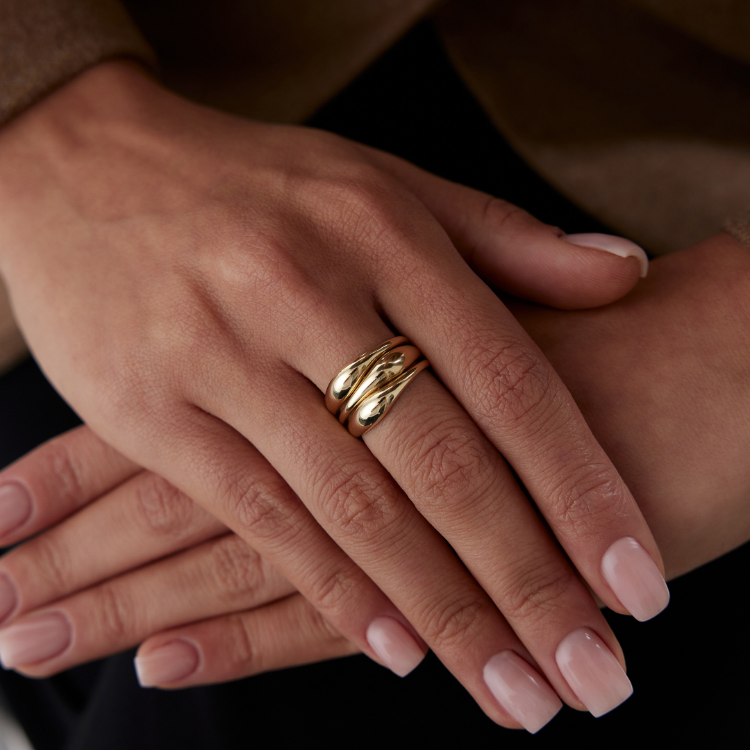 Bombeli Üç Halka Yüzük - 3