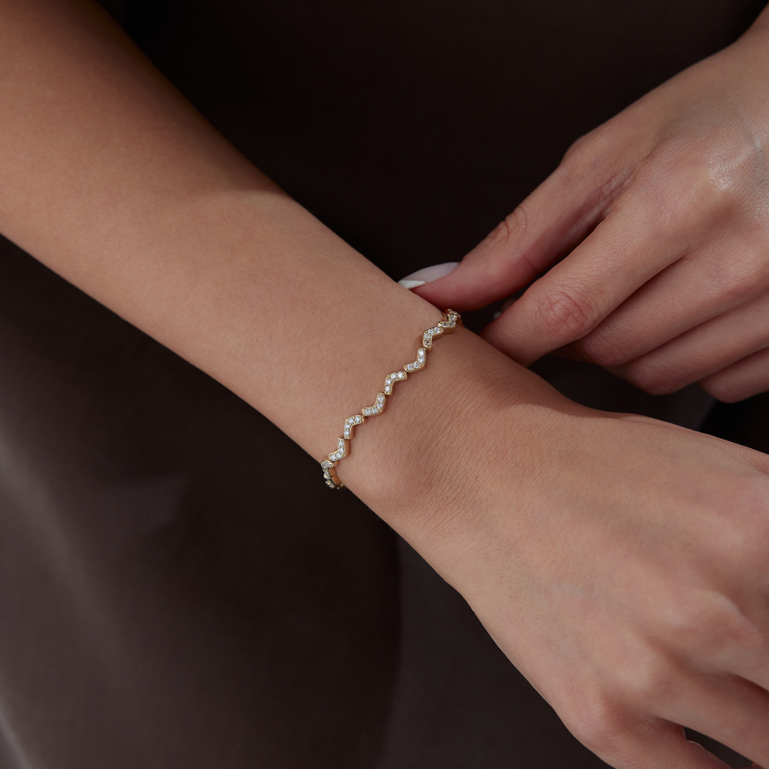 Bomring Taşlı Bileklik - 1