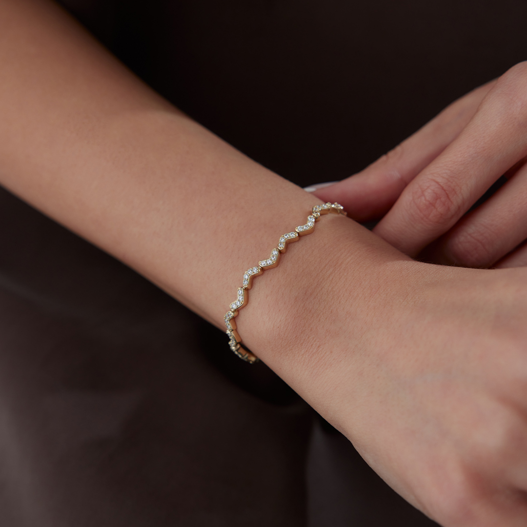 Bomring Taşlı Bileklik - 3