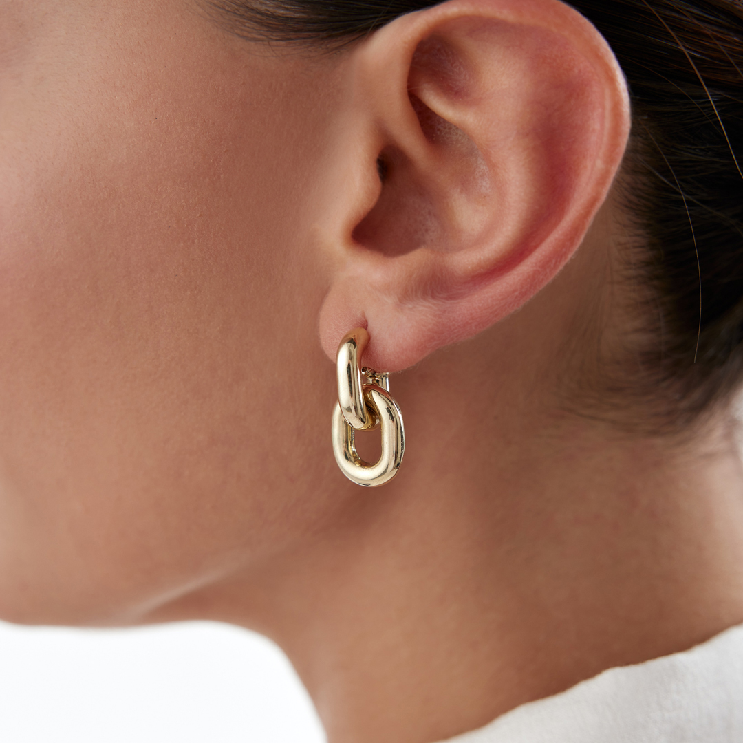 Bond Ataç Vidalı Küpe - 2