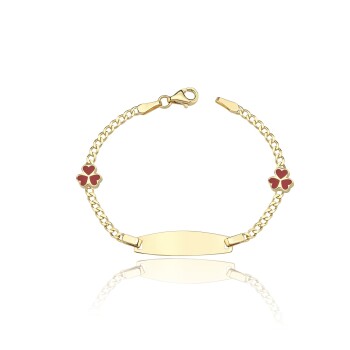 Bordo Çiçek Gurmet Bebek Künyesi - Bedri Yalçın