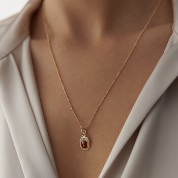 Bordo Payon Kolye - Uzun Hüseyin (1)