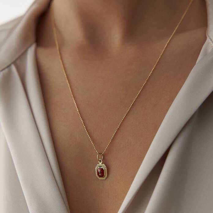 Bordo Payon Kolye - 2