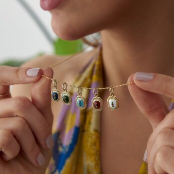 Bordo Payon Kolye - 3