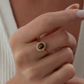 Bordo Payon Yüzük - Uzun Hüseyin (1)