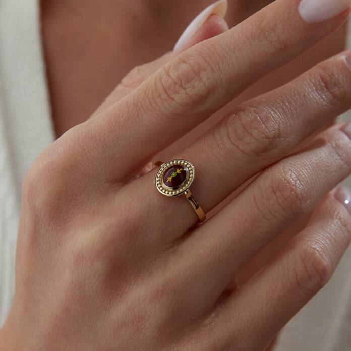 Bordo Payon Yüzük - 3