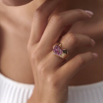 Bubble Kalp Yüzük - Gökhan Bera