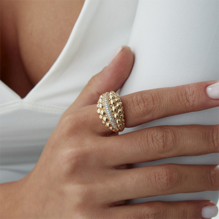 Bubble Stone Yüzük - Mazi